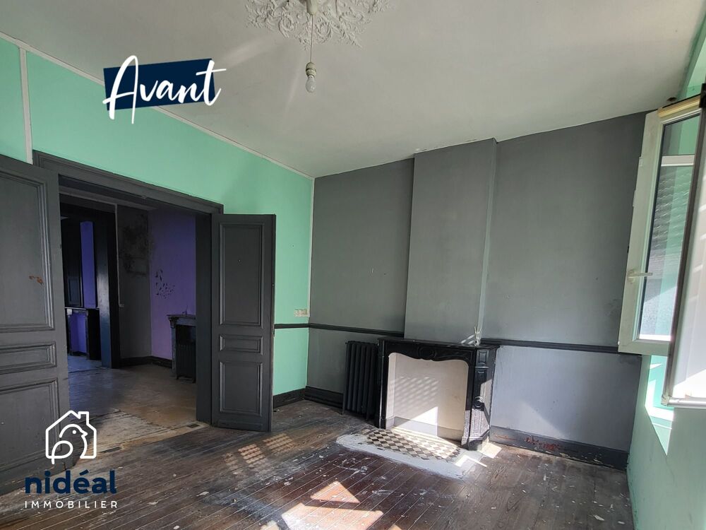 Maison de ville avec beaux volumes et jardin, CAUDRY