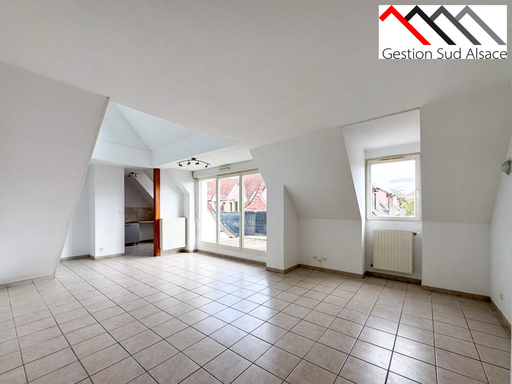 Location Appartement T3 ENSISHEIM - CHARMANT DUPLEX, 2 CHAMBRES, 66M2, BALCON, GARAGE Ensisheim