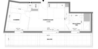  Appartement à vendre 2 pièces 38 m²