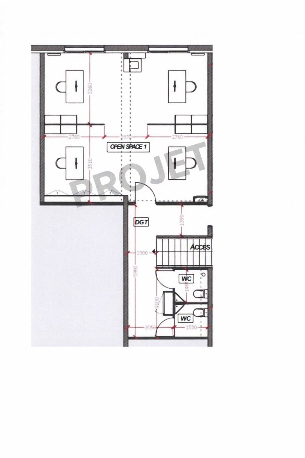   A LOUER - Bureau – Open space de 41 m² – Immeuble professi Arradon
