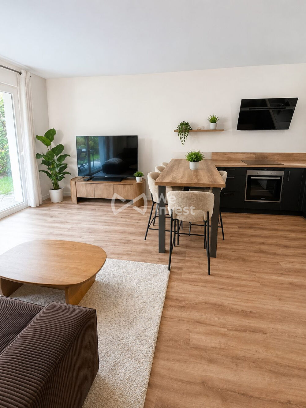 Vente Appartement TINQUEUX limite de REIMS Appartement T3 avec terrasse, jardin et Reims