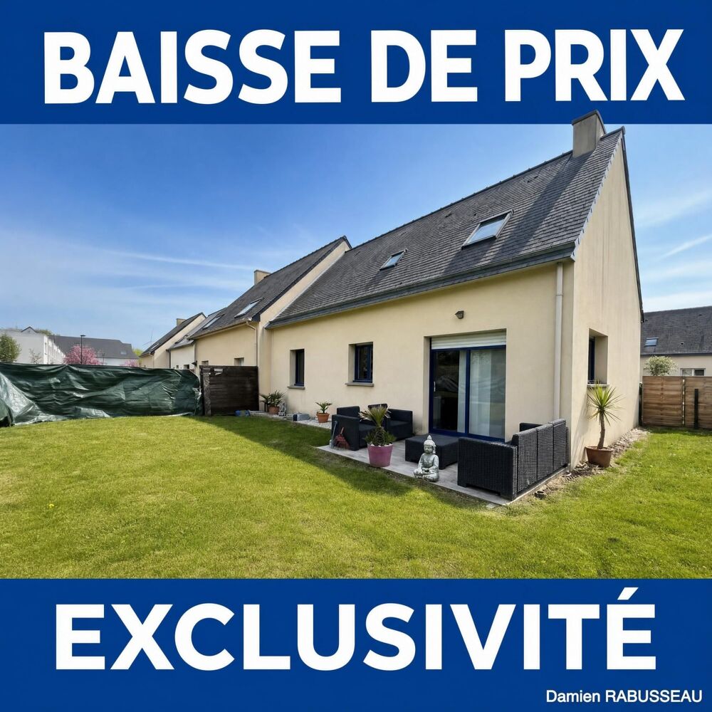 CRÉVIN  Maison 5 pièces 93,5 m² avec garage et jardin 