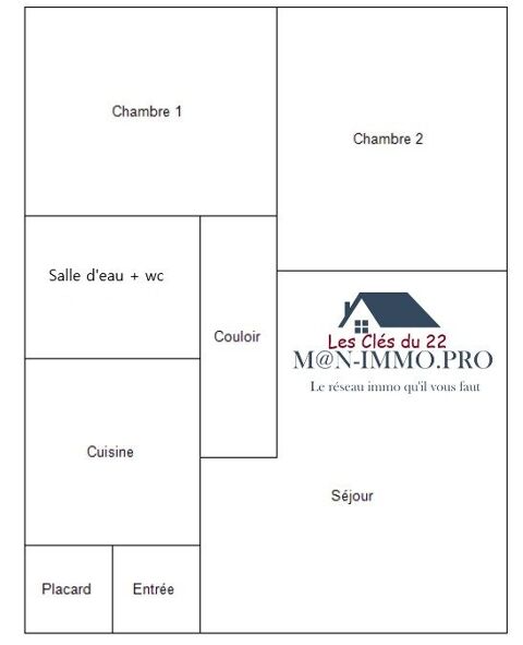   APPARTEMENT T3 - 2 CHB - JARDINET Appartement - 3 pi�ce(s) - 59 m�