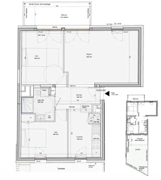  Appartement � vendre 3 pi�ces 67 m�