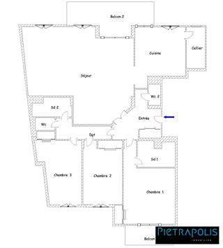  Appartement � vendre 5 pi�ces 130 m�