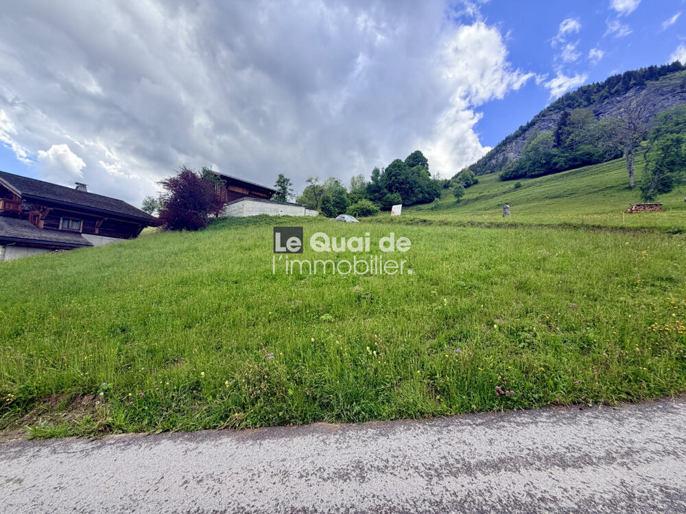Vente Terrain Flumet – Le Pontet – Terrain constructible 669 m² – Vue m Flumet ()