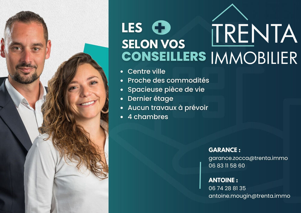 Vente Appartement Appartement 5 pièces à vendre sur la commune de Moirans Moirans