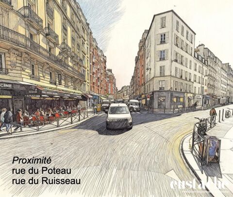 Location pure - Local commercial et/ou Bureaux - Paris 18&egrave;me - 2966 75018 Paris