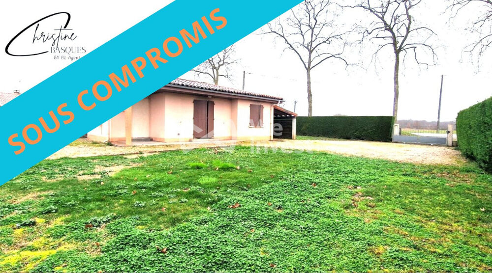 Charmante maison cocooning T3  63 m²  Terrain 835 m² 
