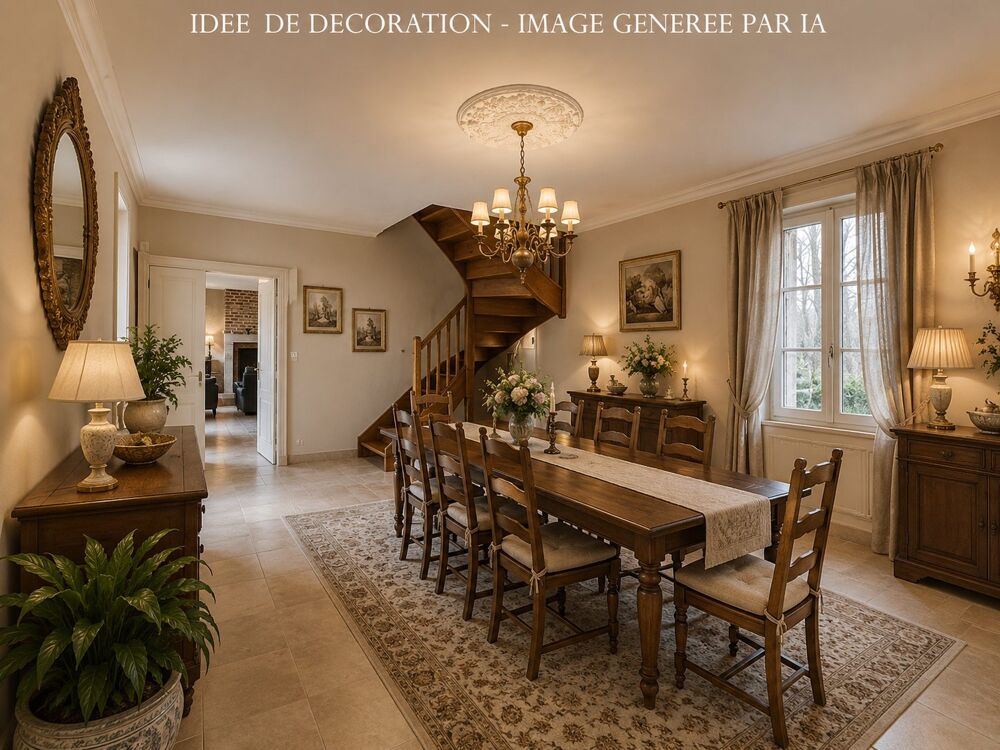 GRANDE MAISON DE MAITRE AVEC 6 CHAMBRES ET PISCINE