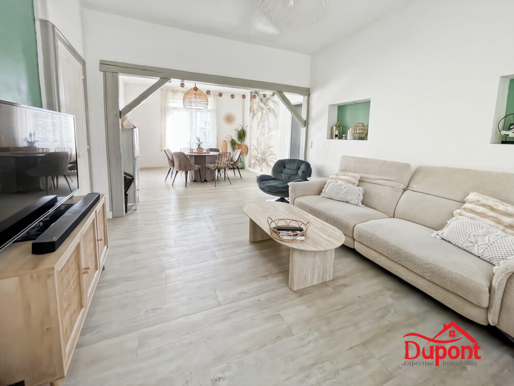 Maison semi individuelelle de 127m2 , deux chambres, sous sol, g