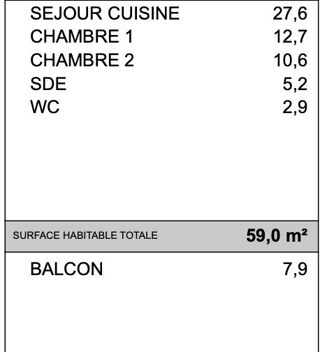  Appartement � vendre 3 pi�ces 1 m�