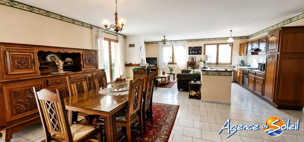 Villa de plain pied avec garage et hangar de 100m²