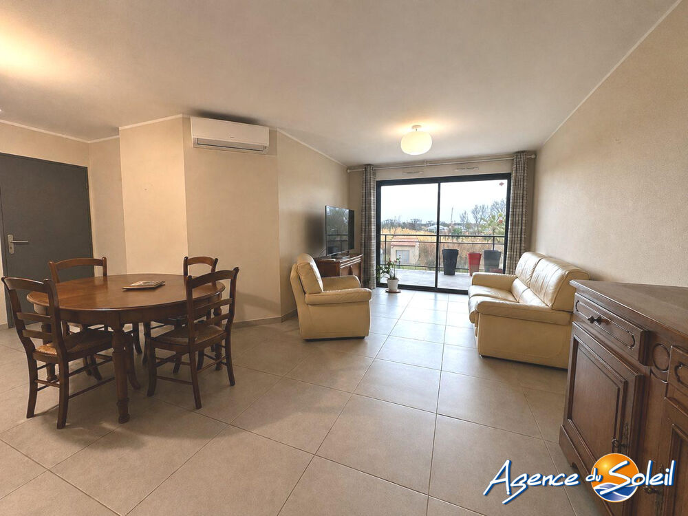 Vente Appartement T3 de 62m² avec terrasse parking et garage Canet-en-roussillon