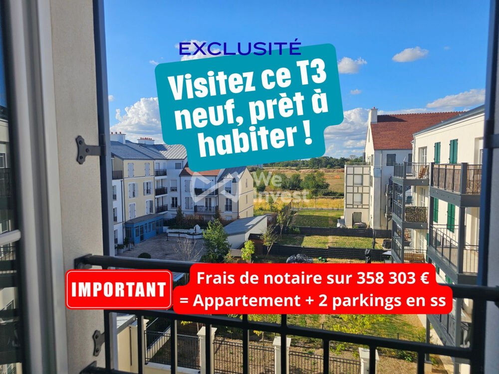 Vente Appartement T3 NEUF Domaine de Claye à Serris Serris