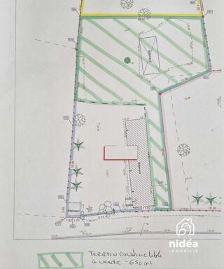  Terrain � vendre 650 m�