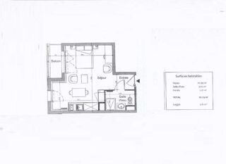  Appartement à vendre 1 pièce 27 m²