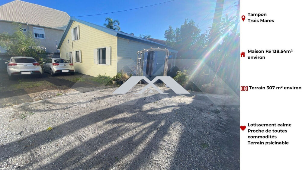 Vente Maison Charmante Maison F5 à Trois Mares, Le Tampon Le tampon