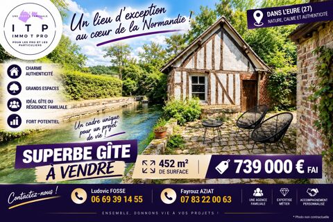 Propri&eacute;t&eacute; de caract&egrave;re avec g&icirc;tes fort potentiel 739000 27400 Acquigny