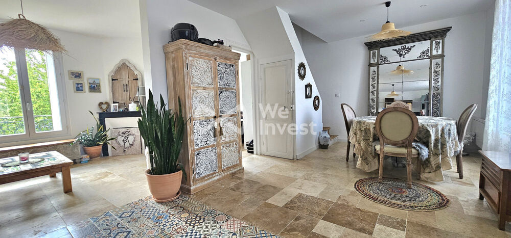 Maison rénovée 6 pièces / appartement T2 / garage + jardin 20