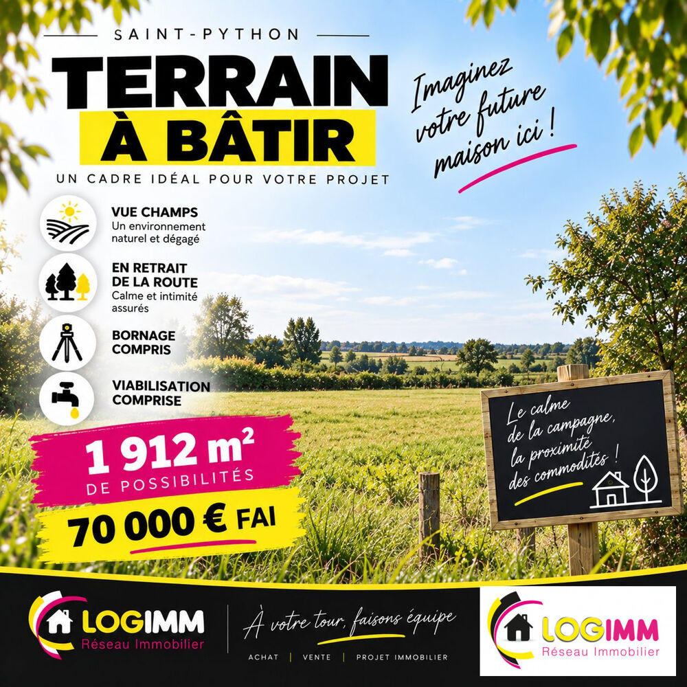   Terrain à vendre Saint-Python 