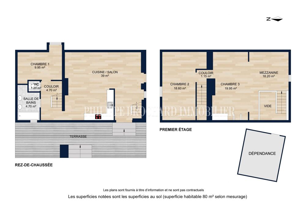 Vente Maison charmante maison en pierres 3 chambres Château-guibert