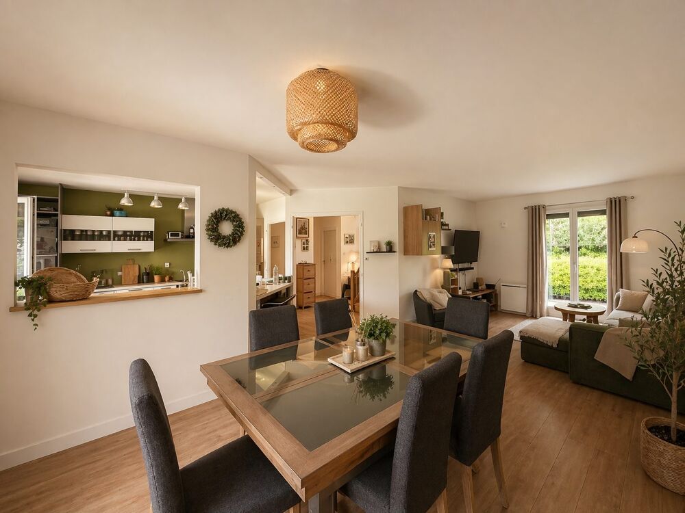 Maison familiale avec jardin arboré et grande terrasse  Éch
