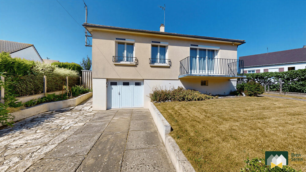 Maison 4 pièces avec sous-sol total et jardin à Lèves !
