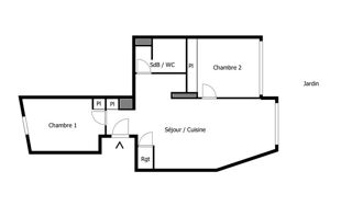  Appartement � vendre 3 pi�ces 54 m�