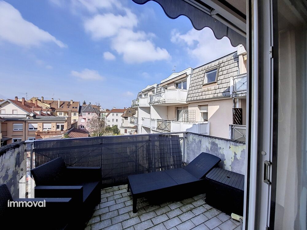 Vente Appartement NEUDORF - 2P 42 m 3me avec ascenseur, balcon et cave Strasbourg