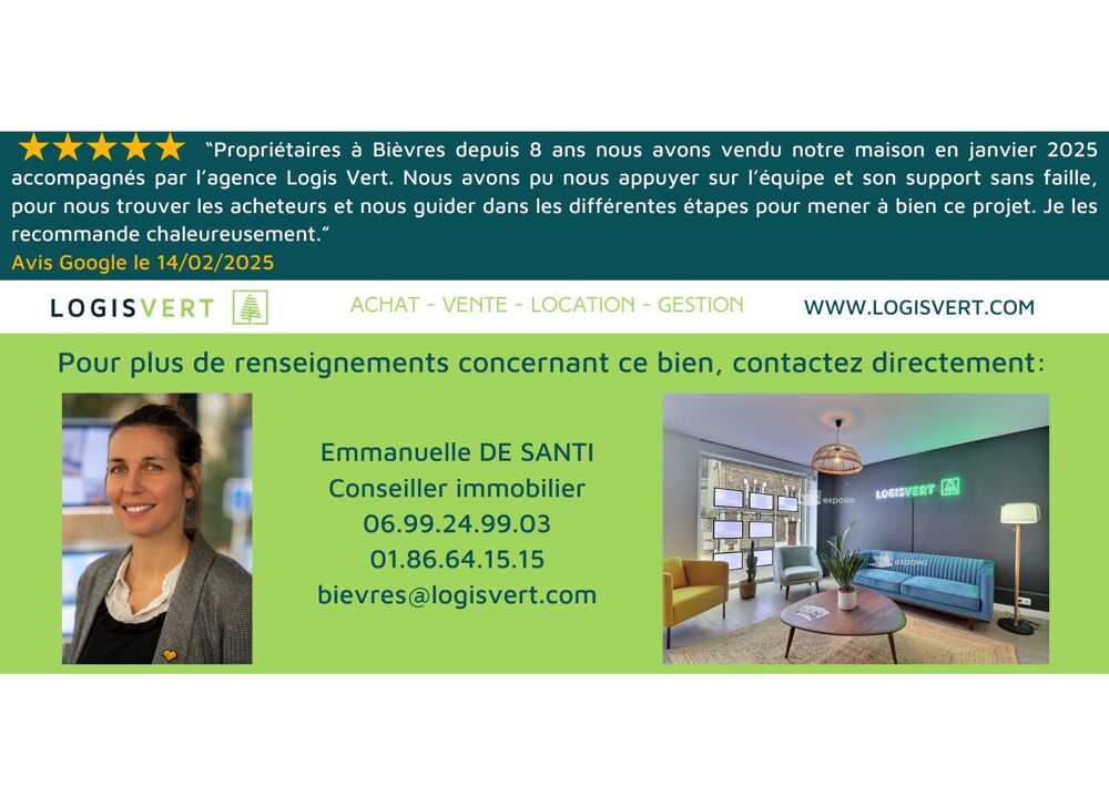 à vendre  Maison Bièvres (91570)