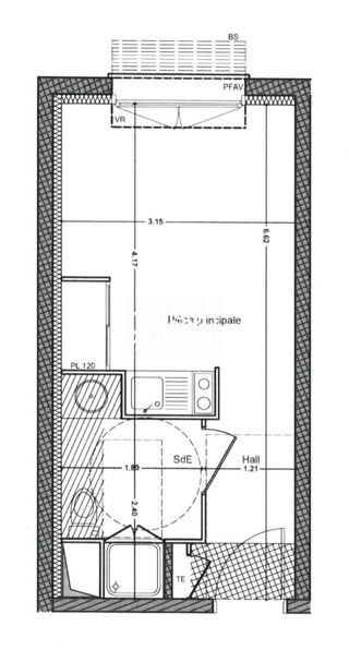  Appartement � vendre 1 pi�ce 20 m�