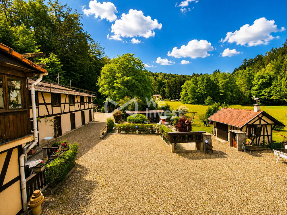 Maison 427 m² en 5 appartements sur près d'un hectare