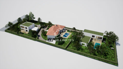   Terrain arboré et viabilisé de 882 m² – Écully 