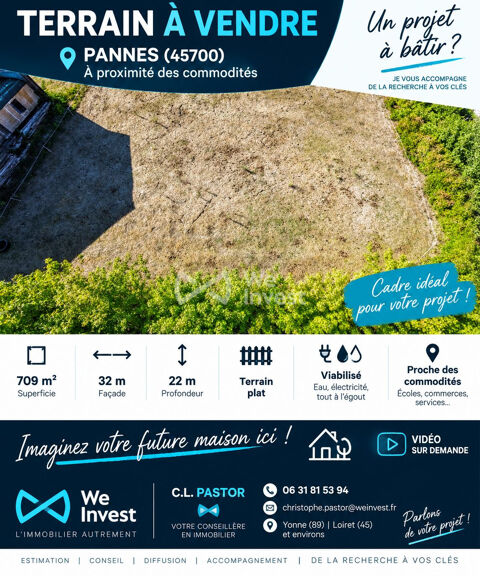   Terrain à vendre Pannes 