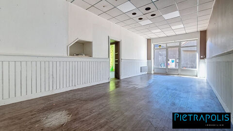   Cublize village, local commercial 74m² + caves divisible sur 2 
