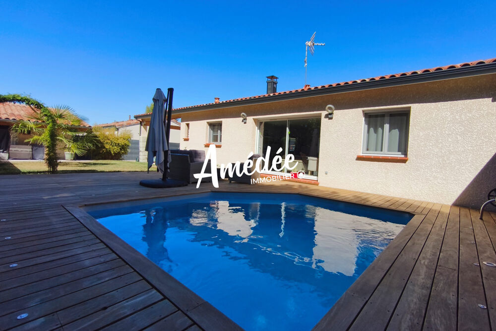 Vente Maison CAMPSAS - Maison de plain-pied récente avec piscine, terrasses, Campsas