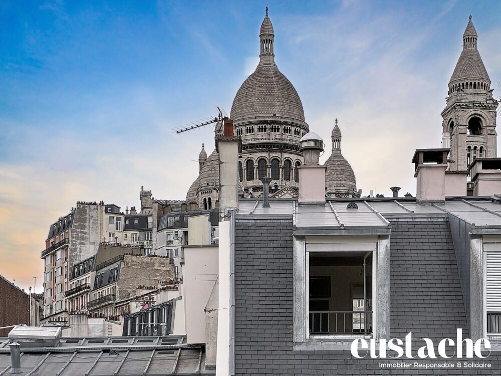 Vente Appartement Charmant duplex en dernier étage, ultra lumineux avec vue Sacr? Paris 18
