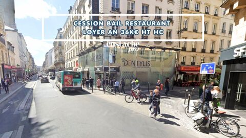   Cession BAIL Restaurant avec petite terrasse – Opéra / Trinit 