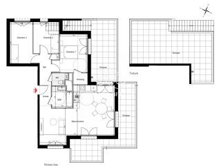  Appartement � vendre 4 pi�ces 87 m�