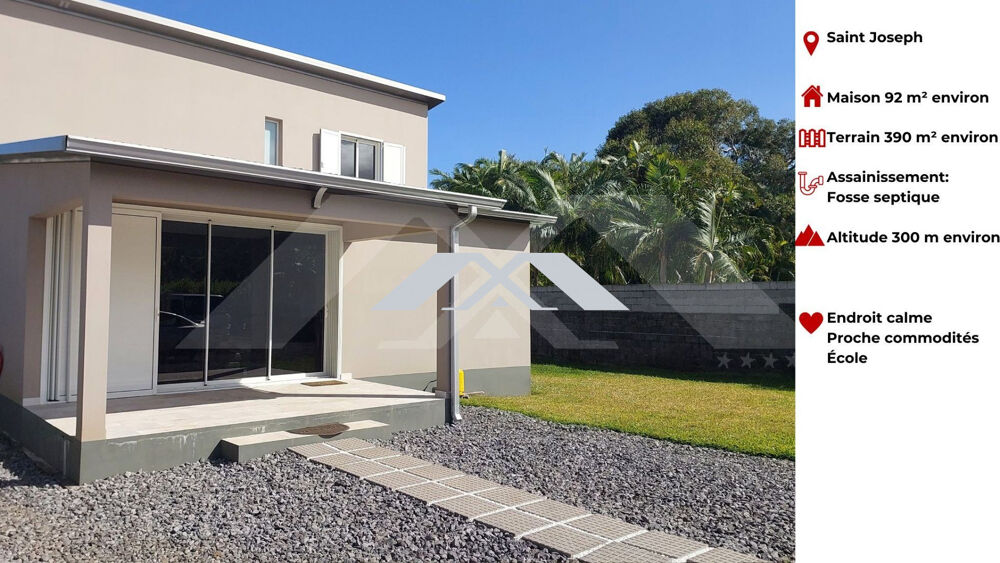 Maison F4 92 m² Saint Joseph