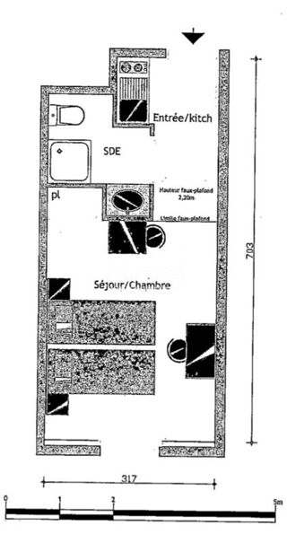  Appartement � vendre 1 pi�ce 21 m�