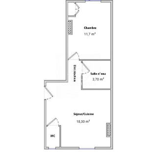  Appartement � vendre 2 pi�ces 37 m�