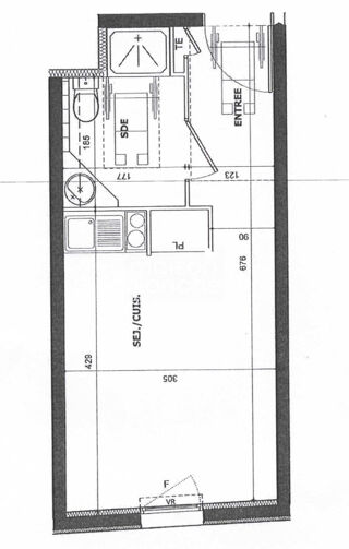  Appartement � vendre 1 pi�ce 19 m�