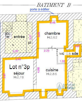  Appartement à vendre 2 pièces 41 m²