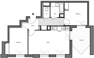  Appartement à vendre 3 pièces 65 m²