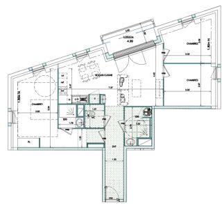  Appartement � vendre 4 pi�ces 81 m�