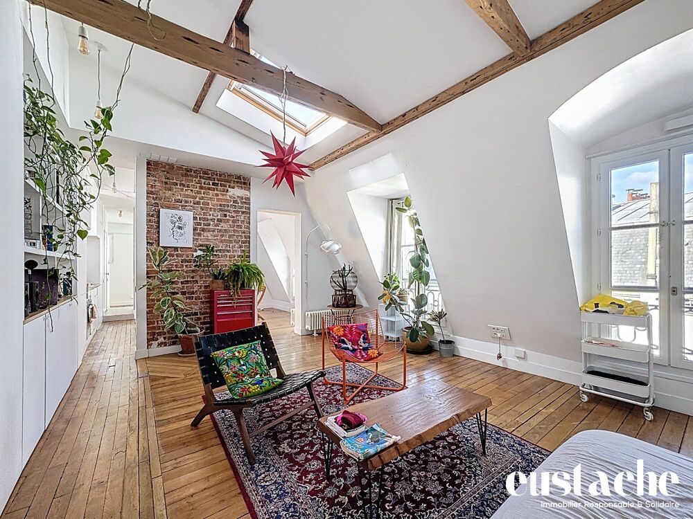 Vente Appartement Magnifique appartement familial et atypique en dernier étage av Paris 10