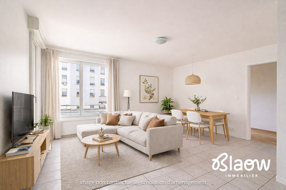 Appartement T3 avec garage à vendre à Vaulx-en-Velin