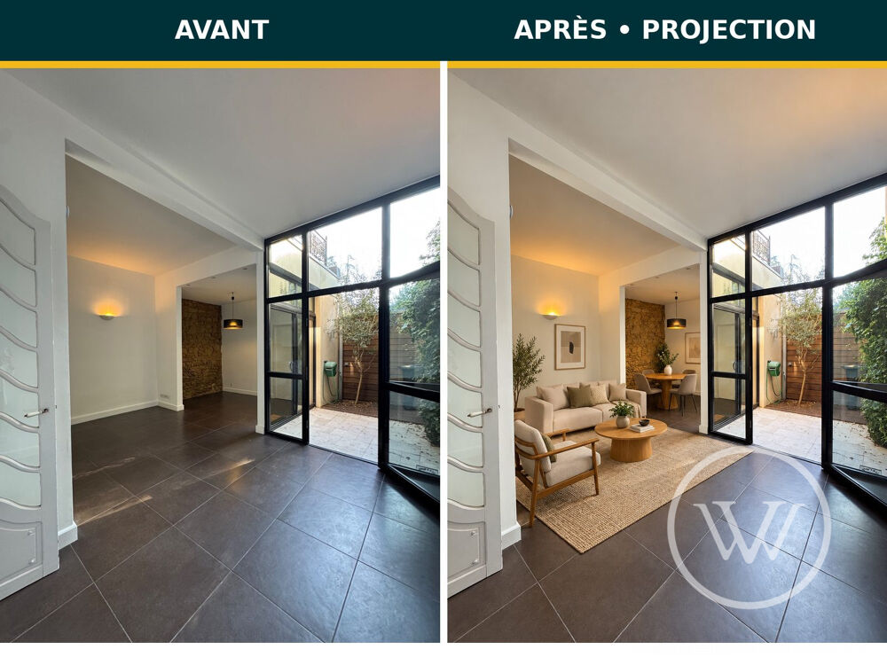 Vente Maison Mancelle T5 de 105 m² – 4 chambres – Patio privé – Centr Le mans